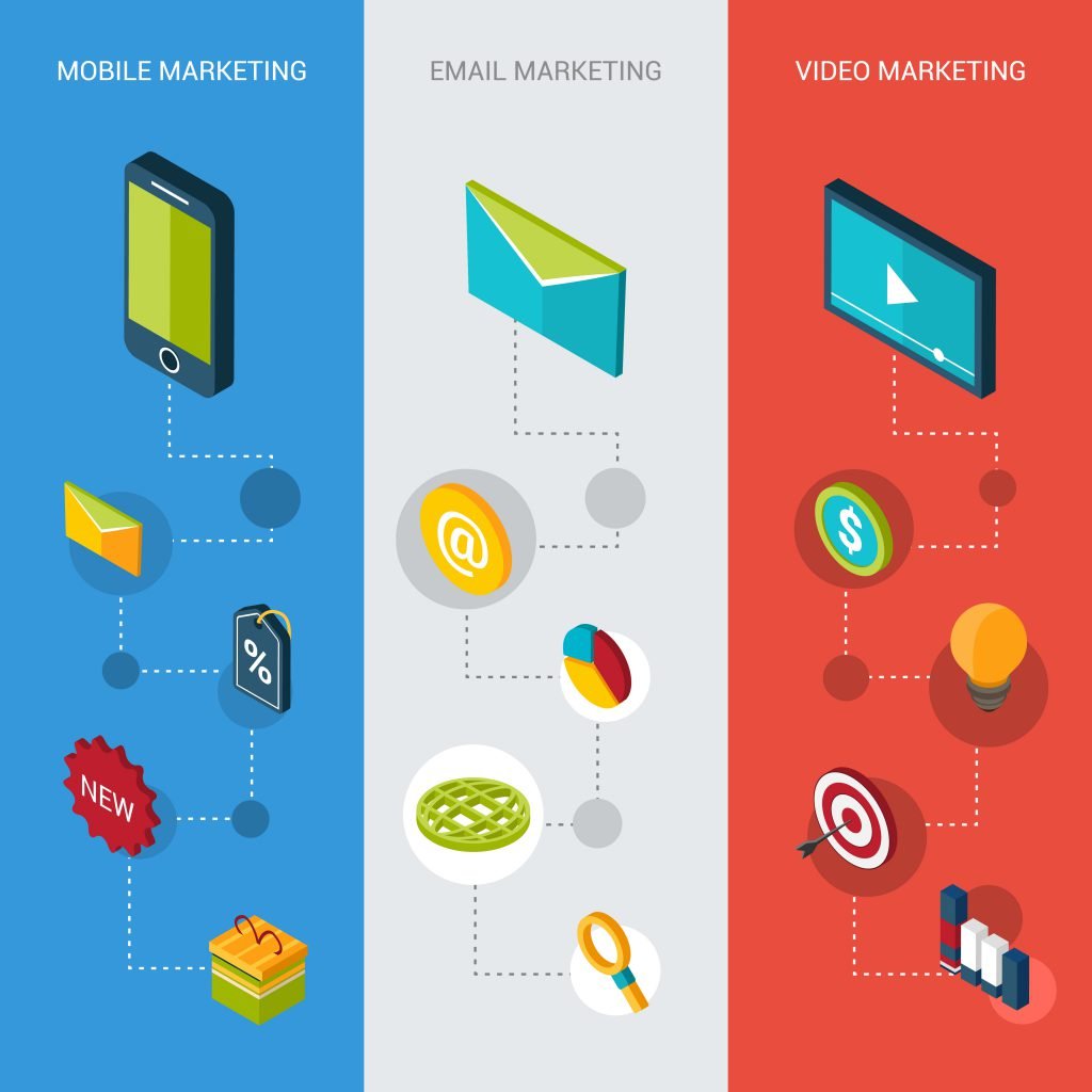 Marketing Isometric Banners