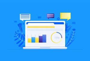 Seo on the computer. Search engine optimization. The first place for a site